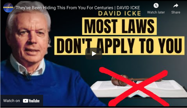 DAVID ICKE You and The Law 